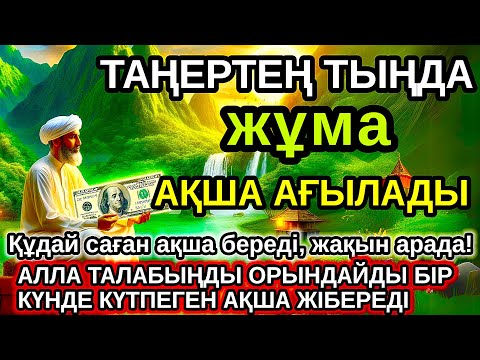 Видео: Тыңда Өте күшті дұға жұма, Алла бір күнде ойламаған ақша байлық жібереді, ризығың көбейеді