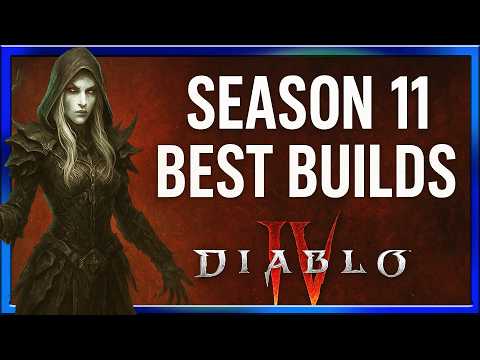 Видео: Лучшие сборки 11-го сезона Diablo 4 для всех классов 11-го сезона PTR Diablo IV: (Основано на пот...