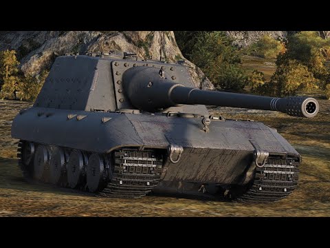 Видео: "Так глубоко засели, что противникам пришлось вылезать на нас" / Jg. Pz. E100 / Мир Танков / #танки