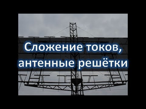 Видео: Сложение токов, антенные решетки