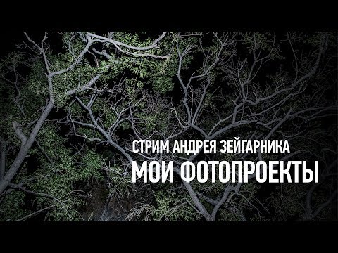 Видео: Мои фотопроекты. Стрим. Андрей Зейгарник