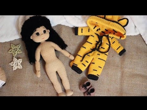 Видео: Кукла Аришка || Цельновязаная кукла крючком || Вяжем голову || Часть 4 ||