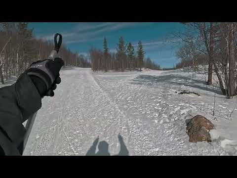 Видео: Прогулка на лыжах до КП-2. Skiing to KP-2.