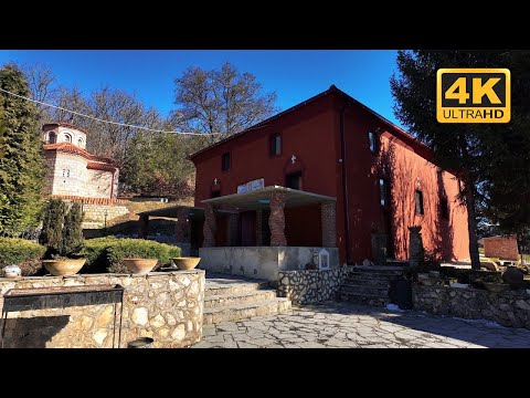 Видео: Манастир “Успение на Пресвета Богородица“ Јанковец (2024) 【4K】Winter Walk Tour, Macedonia 🇲🇰