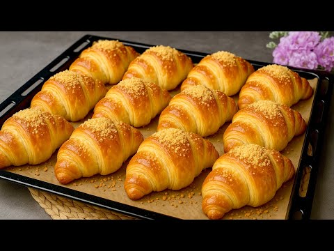 Видео: Попробуйте этот метод, и вы полюбите готовить их дома. Круассаны ❤️. Просто и легко!