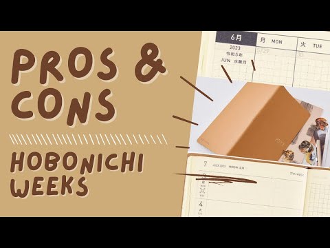 Видео: Стоит ли вам приобрести такой? | Плюсы и минусы Hobonichi Weeks