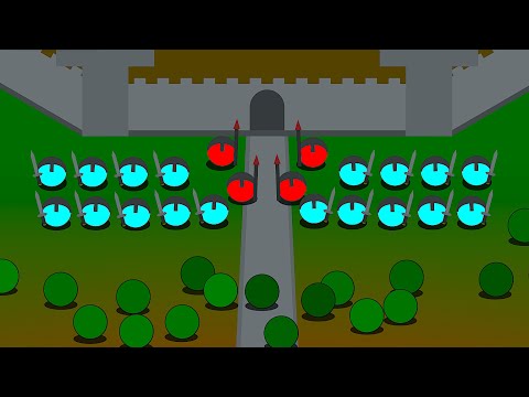 Видео: Marble Warriors VS Zombies - Защита замка