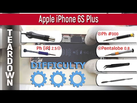 Видео: Как разобрать 📱 Apple iPhone 6S Plus Разборка и ремонт