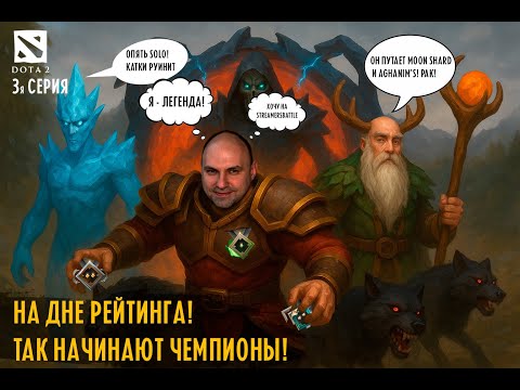 Видео: Оффлейнер на дне рейтинга. ep#3 (Венга и ДБ).  Лучший рекрут. Сыграл менее 600 игр. Dota 2.