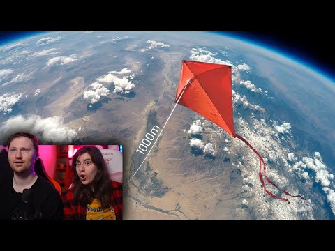 Видео: МЫ ЗАПУСТИЛИ ВОЗДУШНОГО ЗМЕЯ НА ОЧЕНЬ БОЛЬШУЮ ВЫСОТУ | РЕАКЦИЯ на SlivkiShow