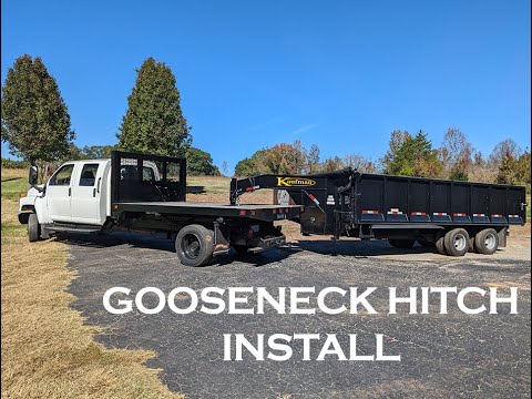 Видео: Установка фаркопа Chevrolet C5500 Kodiak Gooseneck
