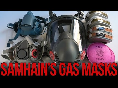 Видео: Обзор китайских респираторов (аналогов 3M, модели - MC7800, 6200, 7502)