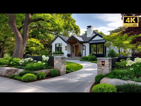 Видео: Гениальные идеи для уединения небольшого переднего двора | Ворота, заборы и планировка сада в фер...