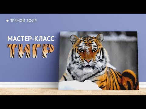 Видео: Мастер-класс по живописи "Тигр" | Художник Чупринов