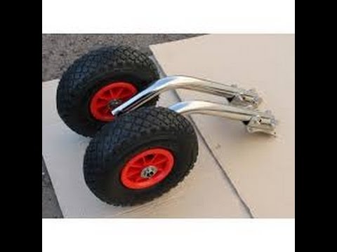 Видео: Транцевые колеса  для лодки от фирмы "КОЛЕСЕЦ"