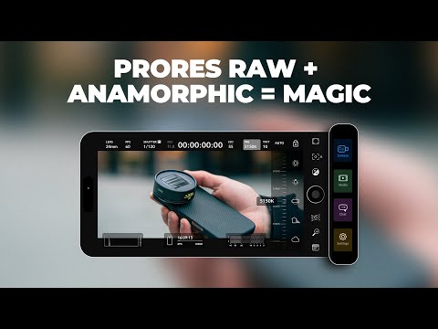 Видео: iPhone 17 Pro ProRes RAW Open Gate с анаморфными объективами (кинематографический тест 1,33x и 1,...