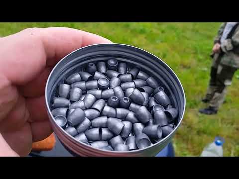 Видео: Пули H&N Grizzly 6.35 100м. Банки