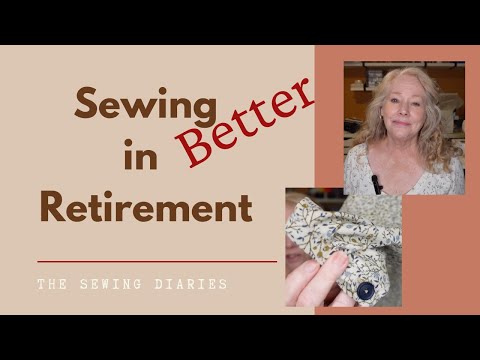 Видео: Радость от шитья меньшего количества одежды, но лучшего качества на пенсии
