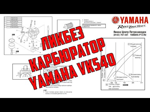 Видео: Карбюратор Yamaha VK540, что и как? Менять жиклеры или нет?