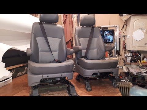Видео: Заказ. Передние сидения с поворотом на 180 градусов. Часть 1.