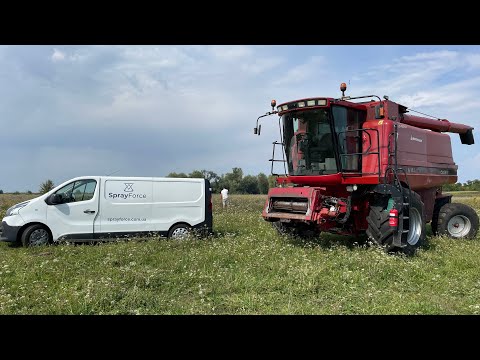 Видео: Жнива по новому✅Автопілот на комбайн👍Спрей Форс це зробили😎Кейс 2388 із автопілотом
