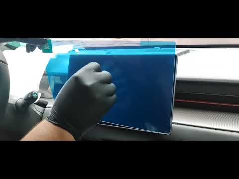 Видео: Установка защитного «стекла» мультимедиа на Jetour Dashing