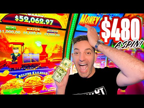 Видео: Мои САМЫЕ БОЛЬШИЕ СТАВКИ В ИСТОРИИ по 480 долларов за ВРАЩЕНИЕ в Monopoly Express… Они того стоили!
