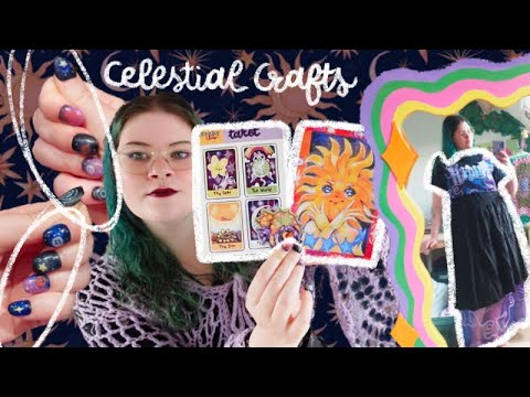Видео: Месяц, полный небесных ремесел 🌟 Шитье, нейл-арт, витражи, живопись,... VLOG