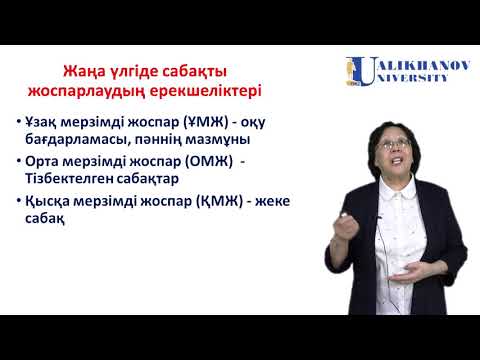 Видео: 22 дәріс  Мұғалімнің сабаққа дайындалуы