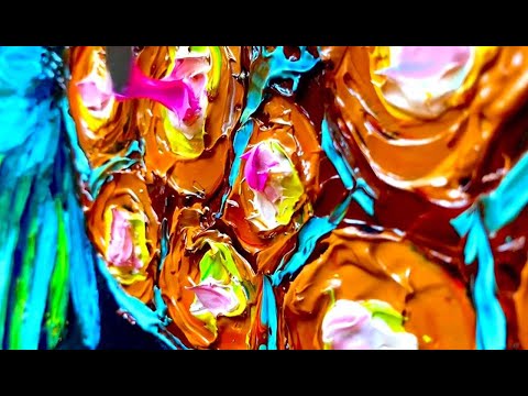 Видео: Пишем ананас маслом в технике импасто