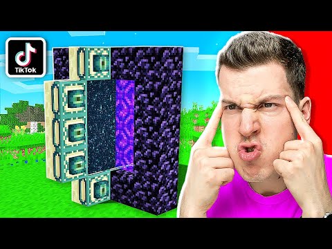 Видео: Я ПРОВЕРИЛ 7 ЗАПРЕЩЁННЫХ ЛАЙФХАКОВ ИЗ ТИК ТОКА В МАЙНКРАФТ !