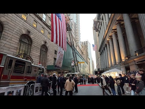 Видео: Осень в Нью-Йорке/ Прогулка по Деловому району Манхэттена 