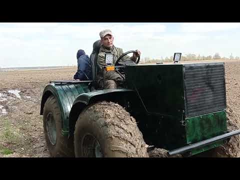 Видео: Самодельный лёгкий вездеход на ободрышах от газ 66 ( часть 6)