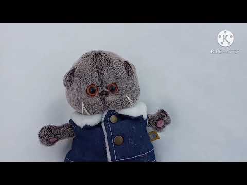 Видео: Басик катается со снежных горок.☃️