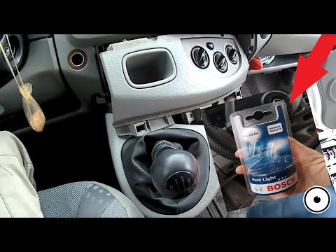 Видео: Замена лампочек приборки, крутилок печки Опель Виваро 1.9. Лампочки печки Виваро, Трафик, Примастар