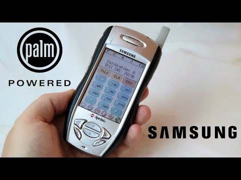 Видео: Samsung SPH-i330: смартфон эпохи Palm OS (2002) – ретроспектива