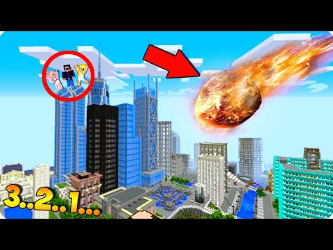 Видео: 🤯НА НАШ ГОРОД УПАЛ МЕТЕОРИТ ШЕДИ НУБИК И ЛЕСКА ДЕВУШКА ВЫЖИЛИ ПРОТИВ В МАЙНКРАФТ ТРОЛЛИНГ MINECRAFT
