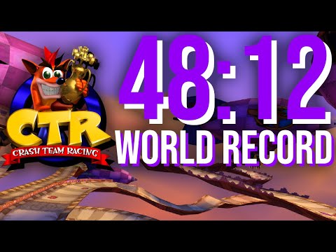 Видео: [МИРОВОЙ РЕКОРД] Crash Team Racing Any% (без серьёзных сбоев) — 48:12