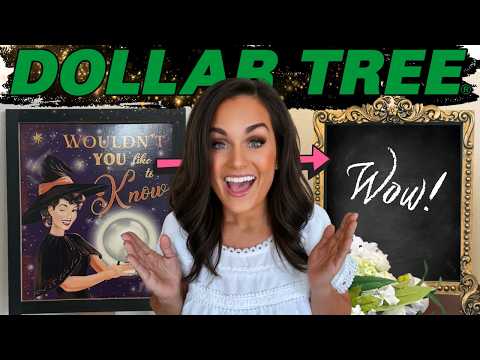 Видео: Вы не поверите, что этот декор из Dollar Tree!