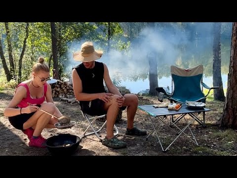 Видео: ОТДЫХ С СЕМЬЕЙ | ЖИВЕМ В ПАЛАТКАХ НА БЕРЕГУ | ГОТОВИМ НА КОСТРЕ | ЗАКРЫТИЕ ЛЕТНЕГО СЕЗОНА | 