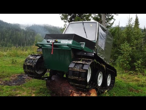 Видео: На вездеходе к подпору Красноярского водохранилища.