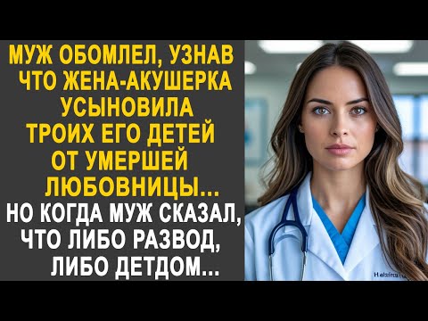 Видео: Муж обомлел, узнав, что жена-акушерка усыновила троих от его любовницы. Его реакция удивила...