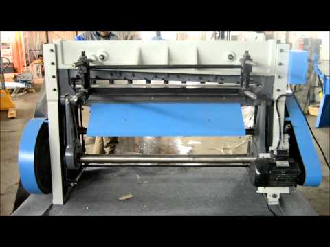 Видео: Обзор электромеханической гильотины по металлу  Metal Master ETG