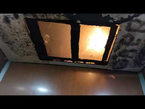 Видео: Лифт СамЛЗ 1973 г.в. в сетчатой шахте, V=0,65 м/с, г/п 320 кг