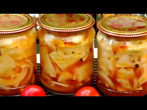 Видео: КАПУСТА на ЗИМУ С СОУСОМ САЦИБЕЛИ - УЛЕТАЕТ ПЕРВОЙ !