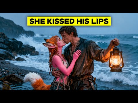 Видео: Рыбак-человек вытаскивает тонущую женщину-лисицу из воды — её шокирующий дар меняет всё