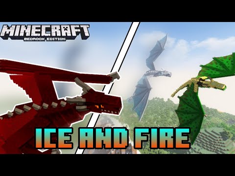 Видео: ICE AND FIRE mod в МАЙНКРАФТ БЕДРОК 1.20!!!