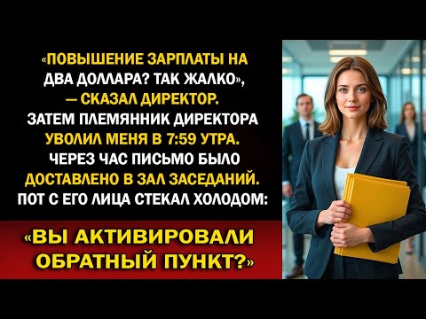 Видео: Меня уволили за просьбу о прибавке в 2 доллара, племянник CEO взлетел, а сделка на $640M рухнула