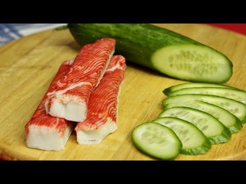 Видео: САЛАТ КРАБОВЫЙ! На самом деле все просто и НЕВЕРОЯТНО вкусно!