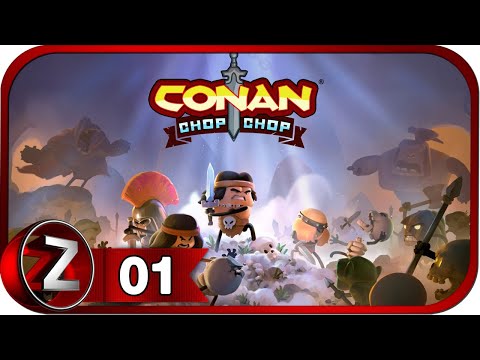 Видео: Conan Chop Chop ➤ Новые приключения Конана ➤ Прохождение #1